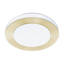 Foto van Eglo led carpi plafondlamp - led - ø 30 cm - goud/wit