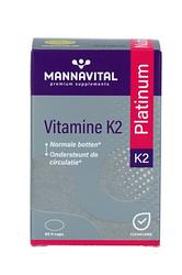 Foto van Mannavital vitamine k2 platinum capsules