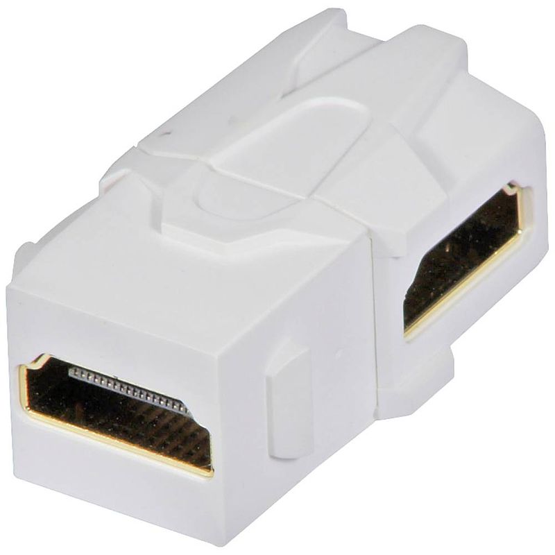 Foto van Lindy 60490 hdmi adapter [1x hdmi-bus - 1x hdmi-bus] wit