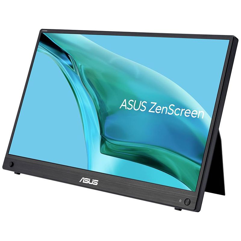 Foto van Asus mb16ahg led-monitor energielabel e (a - g) 39.6 cm (15.6 inch) 1920 x 1080 pixel 16:9 3 ms hdmi, hoofdtelefoon (3.5 mm jackplug), usb-c® ips led