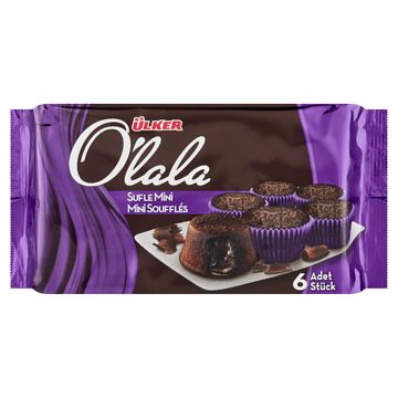 Foto van Ülker o'slala mini chocolade souffles 6 stuks bij jumbo