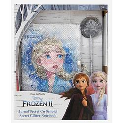 Foto van Disney dagboek met slot a5 frozen ii blauw/wit 2-delig