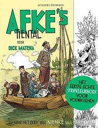 Foto van Het eerste echte strip kleurboek voor volwassenen - afke's tiental - dick matena, nienke van hichtum - paperback (9789079287499)