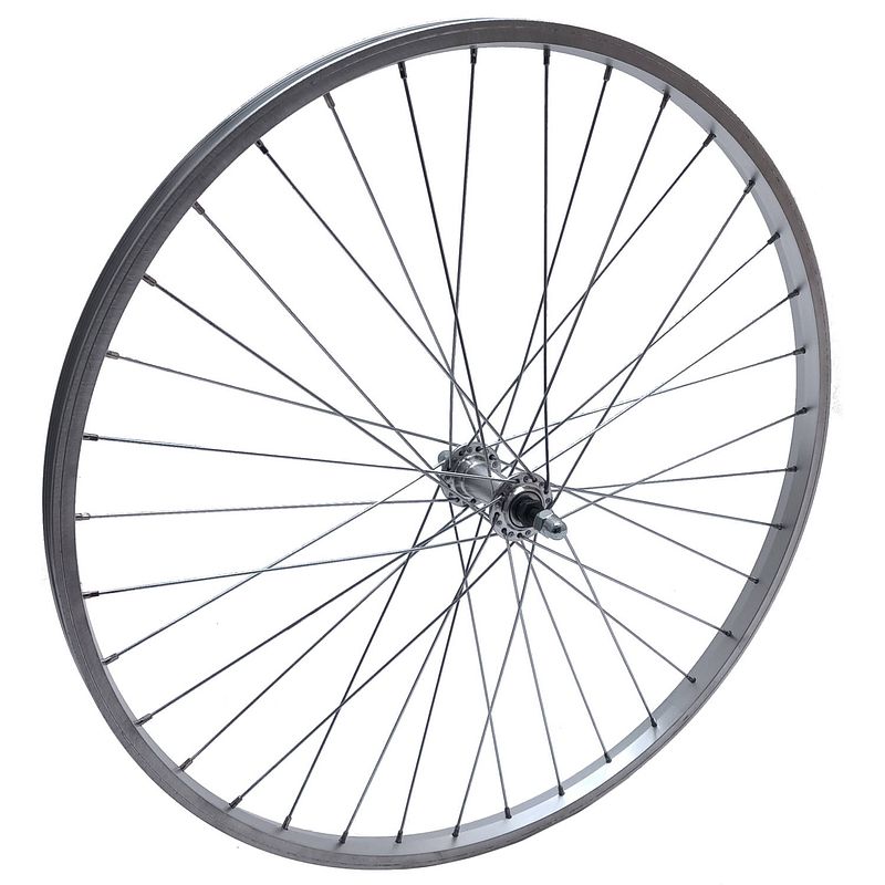 Foto van Cycle tech voorwiel ec0301c 26-1.75 inch aluminium zilver