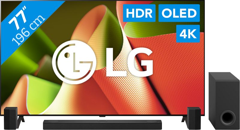 Foto van Lg oled77b42la (2024)  + soundbar