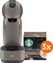 Foto van Krups dolce gusto infinissima touch kp270a taupe + starbucks cappuccino