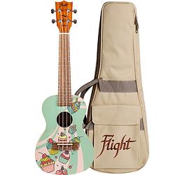 Foto van Flight art series auc-33 cupcake concert ukelele met gigbag