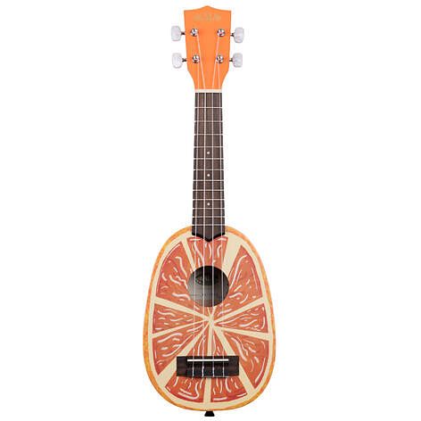 Foto van Kala ka-nv-orng novelty series sopraan ukelele orange met gigbag