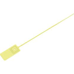 Foto van Tru components 1457898 kabelbindlood 140 mm 2 mm geel met traploze verstelling 1 stuk(s)