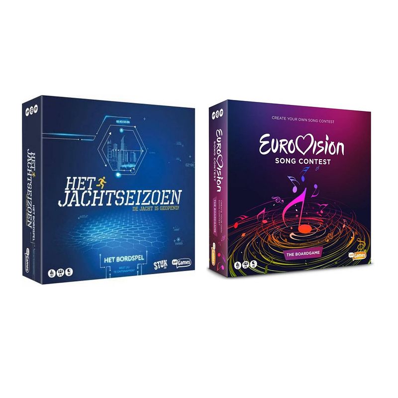 Foto van Spellenset - 2 stuks - eurovisie songfestival spel & het jachtseizoen