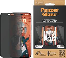 Foto van Panzerglass ultra-wide fit apple iphone 15 plus privacy screenprotector glas