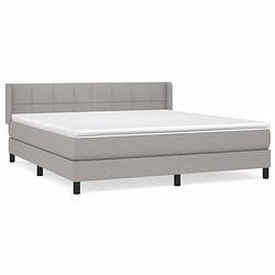 Foto van The living store boxspringbed - comfort - bed - 160 x 200 - pocketvering matras - middelharde ondersteuning