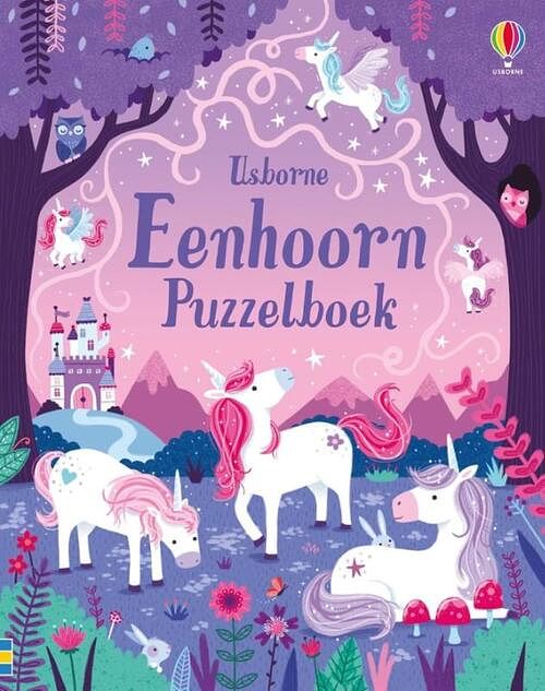 Foto van Eenhoorn puzzelboek - paperback (9781474985802)