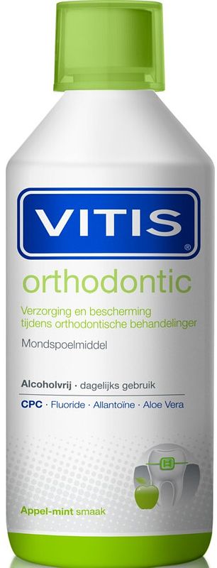 Foto van Vitis orthodontic mondspoeling 500ml