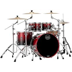 Foto van Mapex saturn sr529xurq scarlet fade 4-delige shellset