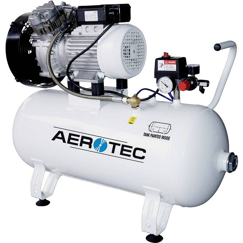 Foto van Aerotec aeromedic xtr 3v-50l pneumatische compressor 50 l 8 bar