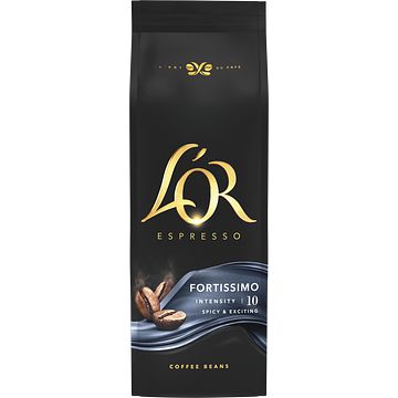 Foto van L'sor espresso fortissimo koffiebonen 500g bij jumbo