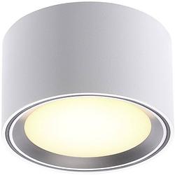 Foto van Nordlux fallon led-opbouwlamp led led vast ingebouwd 8.5 w warmwit wit, rvs (geborsteld)