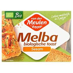Foto van Van der meulen melba biologische toast sesam 100g bij jumbo