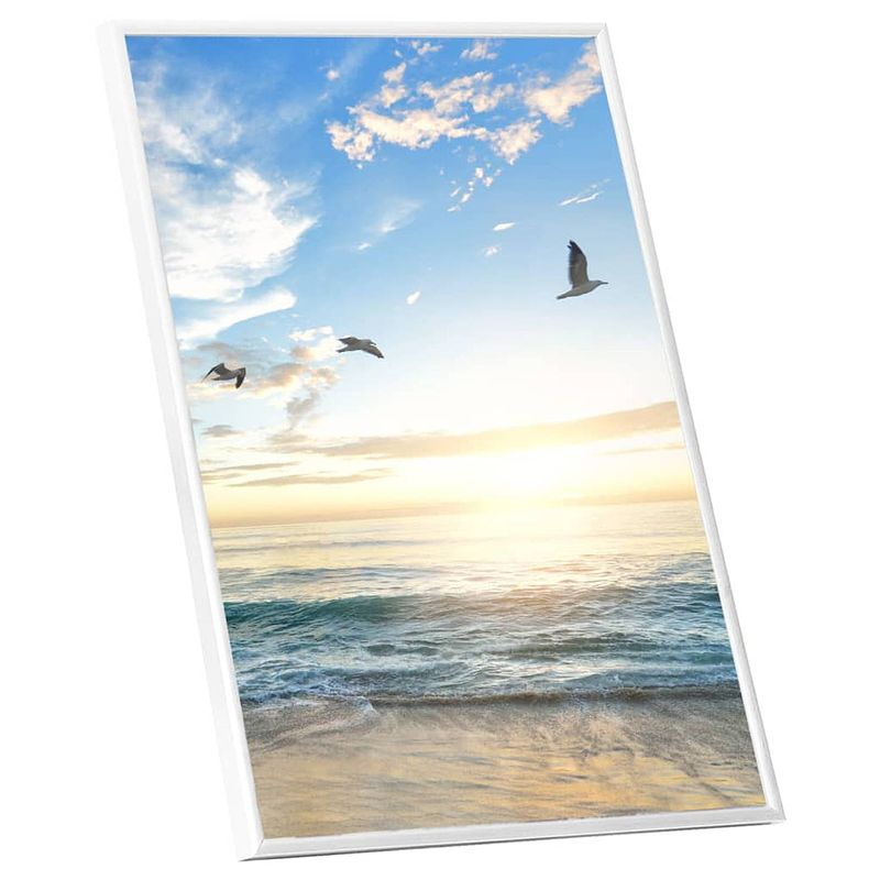 Foto van The living store fotolijsten - 42 x 59.4 cm - wit - pvc - mdf en ps