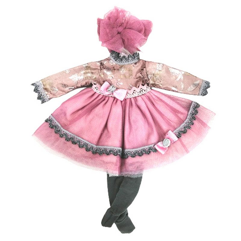 Foto van Berjuan poppenkleding my girl meisjes 35 cm textiel roze