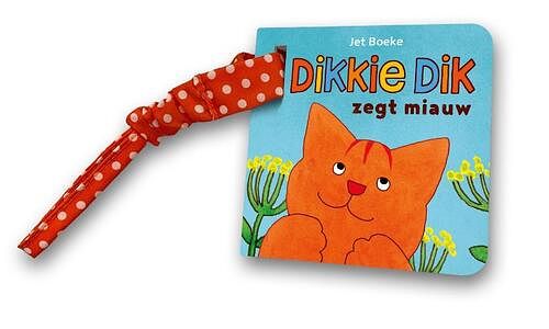 Foto van Dikkie dik zegt miauw - jet boeke - kartonboekje;kartonboekje (9789025777395)