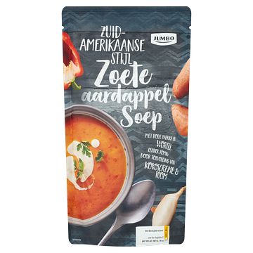 Foto van Jumbo zoete aardappelsoep zuidamerikaanse stijl 570ml