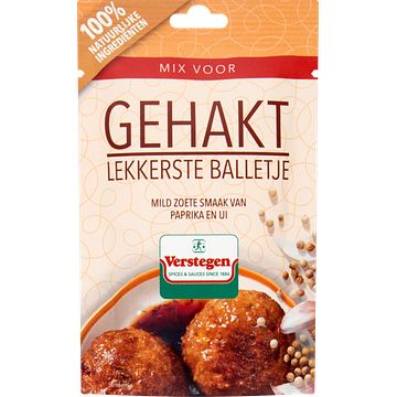 Foto van Verstegen mix voor gehakt lekkerste balletje 40g bij jumbo