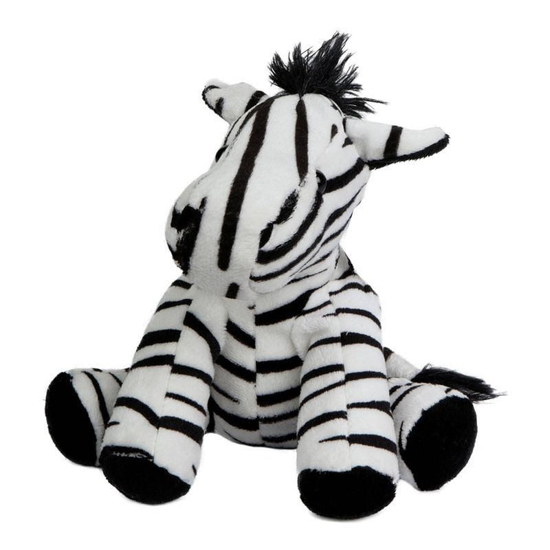 Foto van Pluche zebra knuffel - 19 cm - knuffeldier