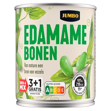 Foto van 3+1 gratis | jumbo edamame bonen 200g aanbieding bij jumbo