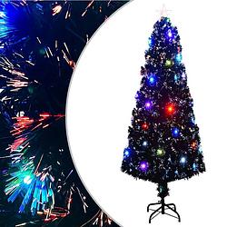 Foto van Vidaxl kunstkerstboom met standaard/led 240 cm glasvezel