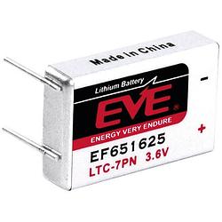 Foto van Eve ef651625 speciale batterij ltc-7pn u-soldeerpinnen lithium 3.6 v 750 mah 1 stuk(s)