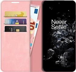 Foto van Just in case wallet magnetic oneplus 10t book case roze