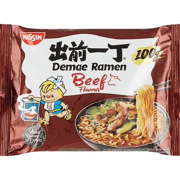 Foto van Nissin demae ramen beef flavour 100g bij jumbo