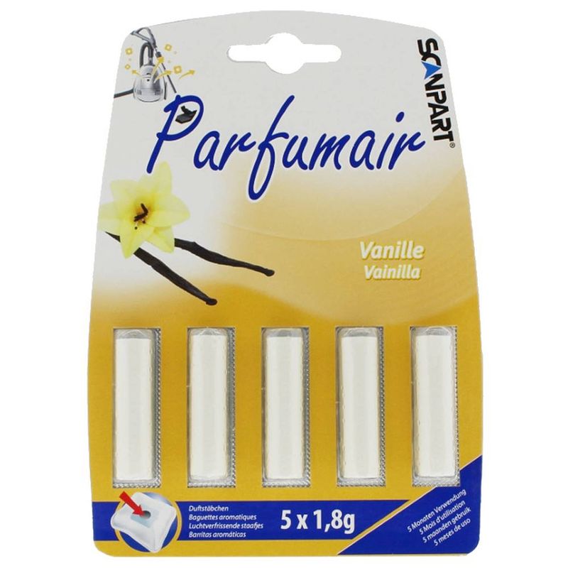 Foto van Scanpart parfumair geursticks vanille 5 stuks