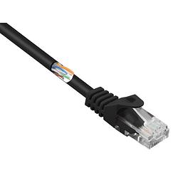 Foto van Renkforce rf-5047432 rj45 netwerkkabel, patchkabel cat 5e u/utp 2.00 m zwart snagless 1 stuk(s)