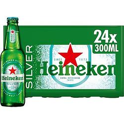 Foto van Heineken silver bier krat 24 x 300ml bij jumbo