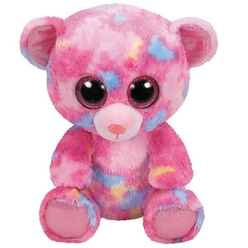 Foto van Ty pluchen knuffel beanie buddy franky 24 cm roze