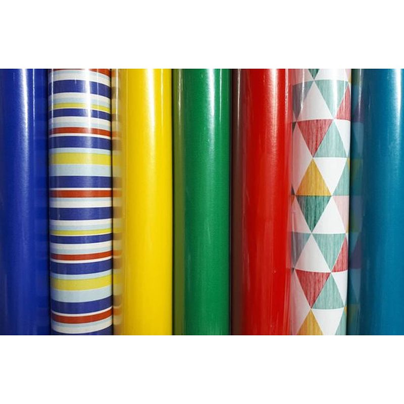 Foto van Cadeaupapier gevarieerd - 200cm x 70cm - assortiment - inpakpapier - 7 rollen - set e