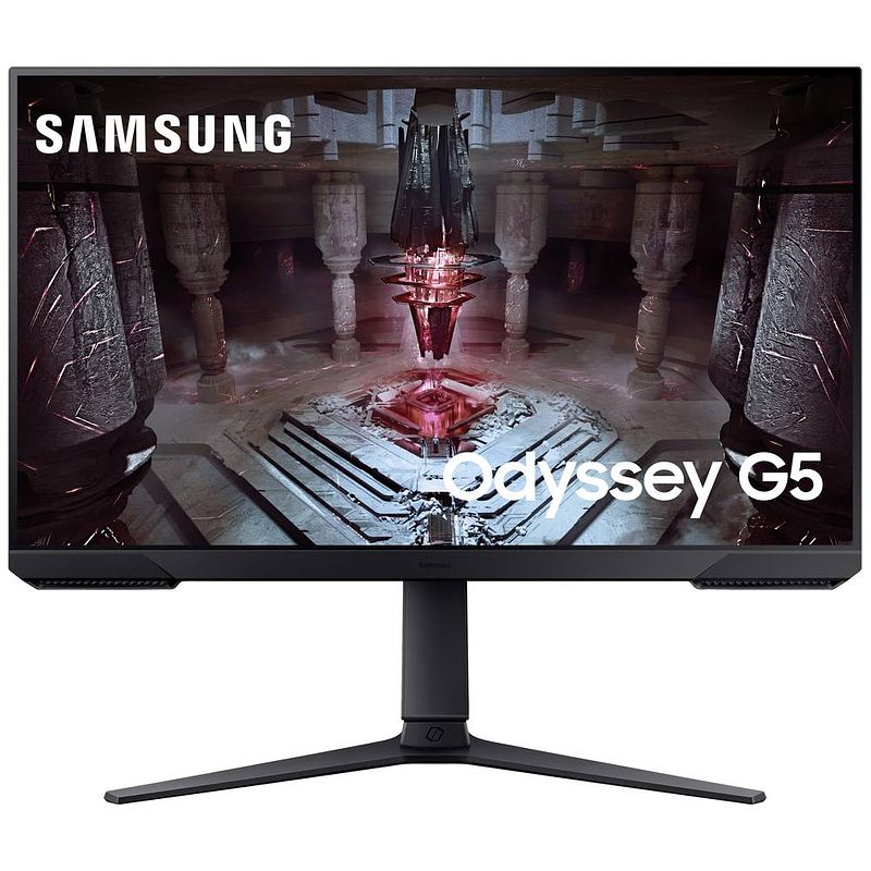 Foto van Samsung odyssey g5 s27cg510eu led-monitor 68.6 cm (27 inch) energielabel f (a - g) 2560 x 1440 pixel qhd 1 ms displayport, hdmi, hoofdtelefoon (3.5 mm