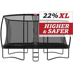 Foto van Berg trampoline ultim elite met veiligheidsnet - safety net deluxe xl - 500 x 300 cm - zwart
