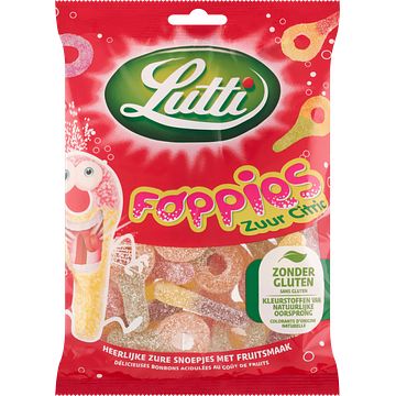 Foto van Lutti foppies zuur citric 175g bij jumbo