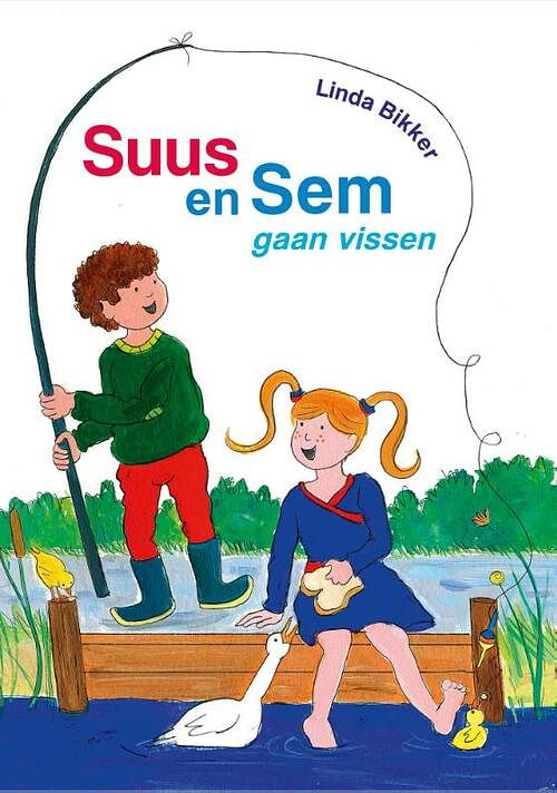 Foto van Suus en sem gaan vissen - linda bikker - hardcover (9789087184513)