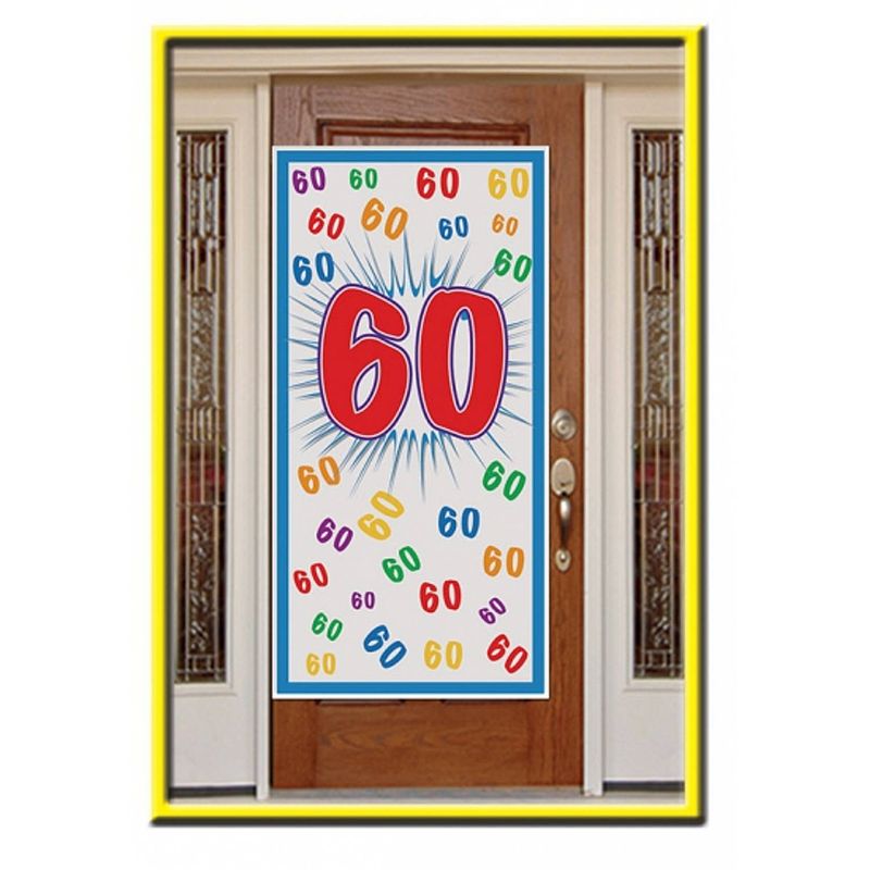 Foto van Deurposter 60 jaar - feestposters