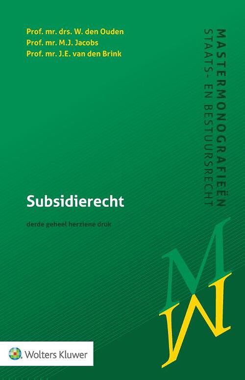 Foto van Subsidierecht - w. den ouden - paperback (9789013156072)