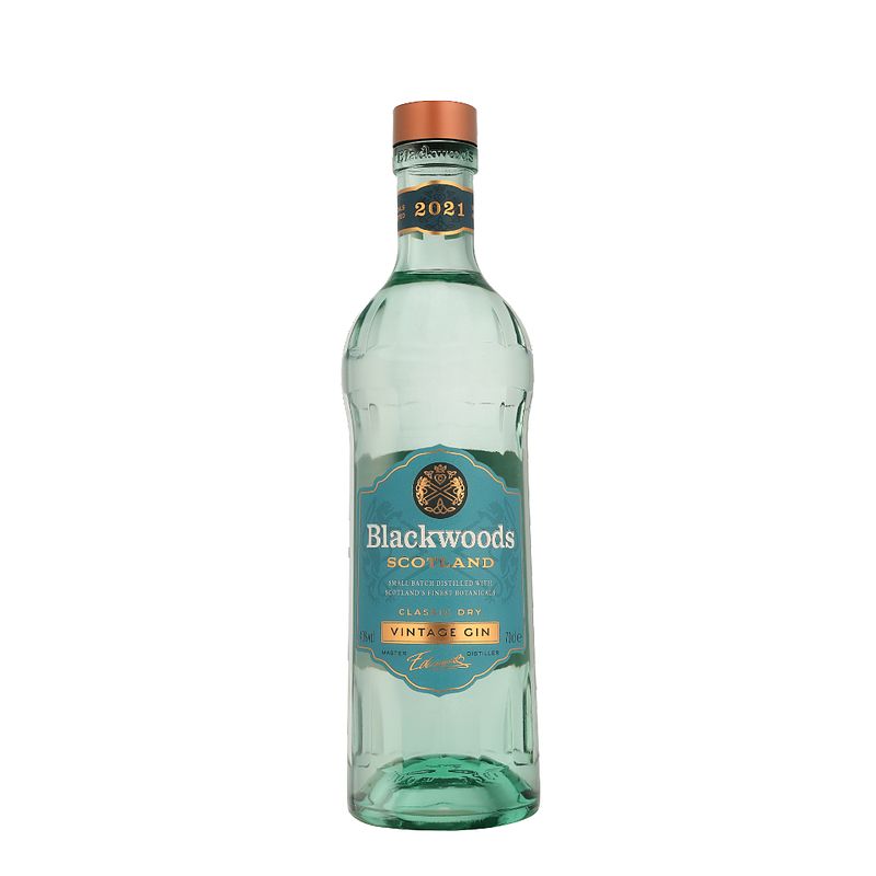 Foto van Blackwoods vintage 2021 dry gin 70cl