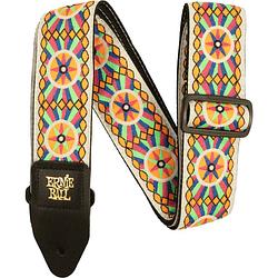 Foto van Ernie ball classic jacquard strap 5338 candy sun gitaarband