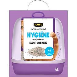 Foto van Jumbo kattenbakvulling hygiene klontvormend 6l