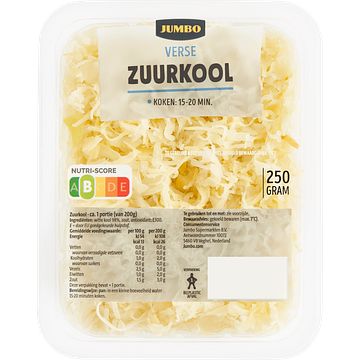 Foto van Jumbo verse zuurkool 250 g kleinverpakking