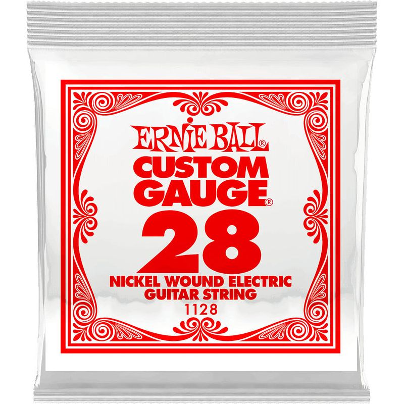 Foto van Ernie ball 1128 .028 nickel wound losse snaar voor elektrische gitaar